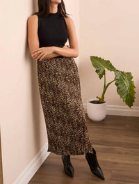 Tribal - Sleeveless Twofer Maxi Dress