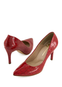Andrea Women's Stiletto Pump in red - women's heels - view 4