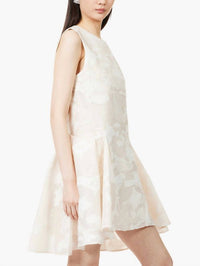 Stine Goya - Romantic Ruffling Sleeveless Mini Dress