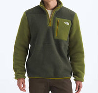 THE NORTH FACE Yumiori Quarter Zip Jacket in new taupe green woodland deep dijon - women's top