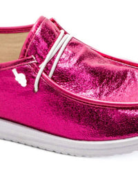 Corkys Footwear - Women'a Kayak Crinkle Metallic Shoes