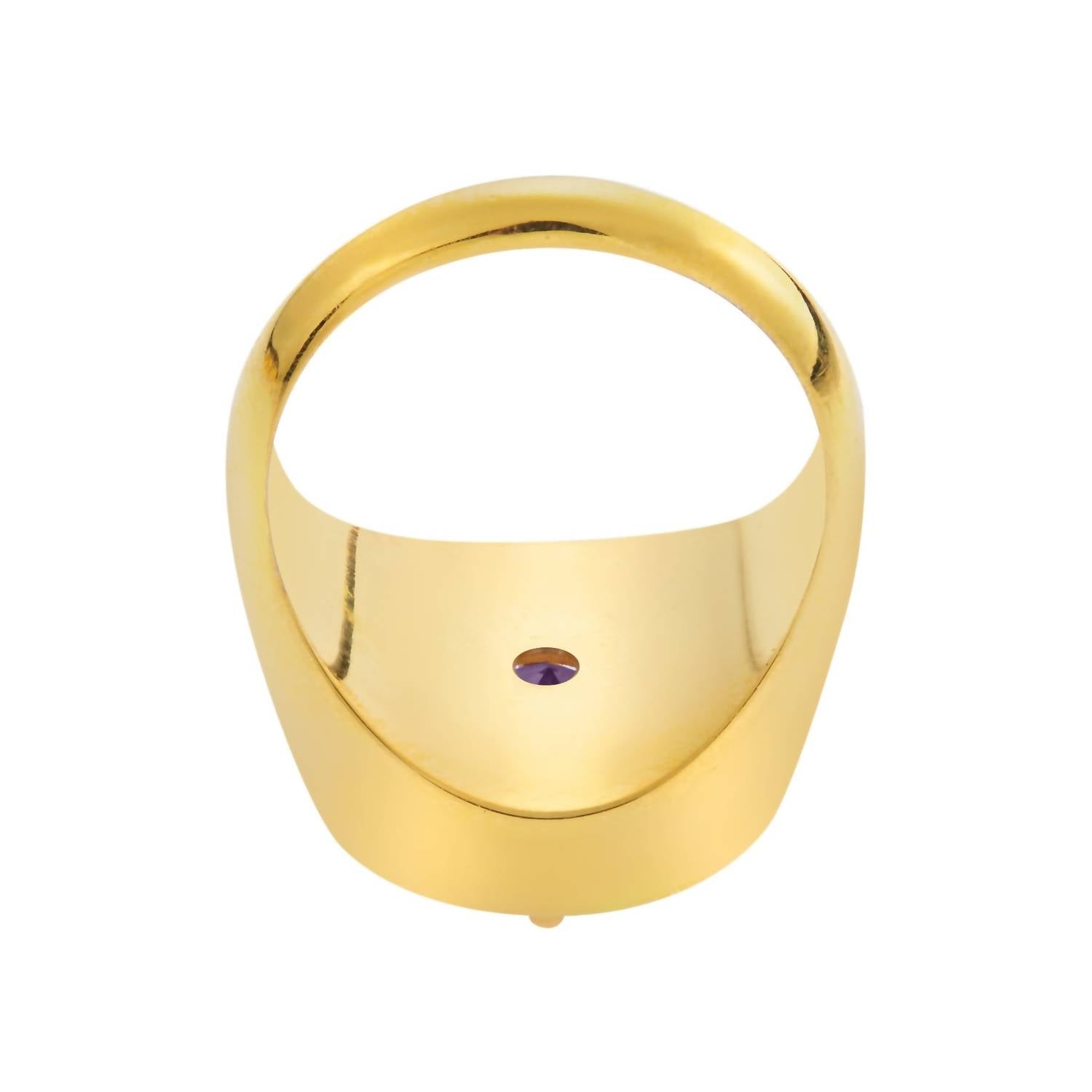 Eye M - Women's Gem Amethyst Ring