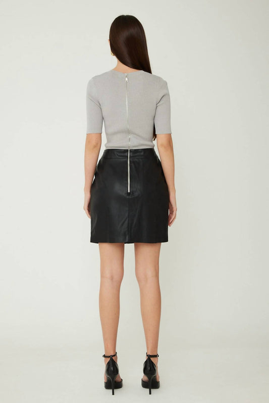 Js71 - Women's Leather Dress