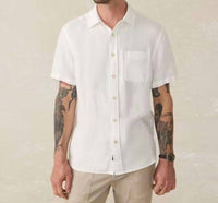 Faherty - Short-sleeve Palma Linen Shirt