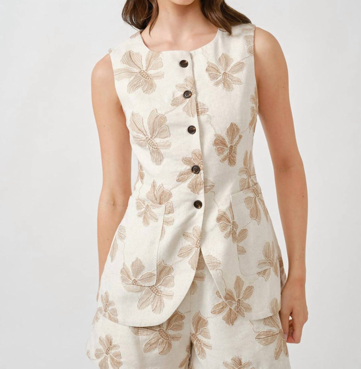 Maude Club Women's Winnie Top in cream - women's shirt