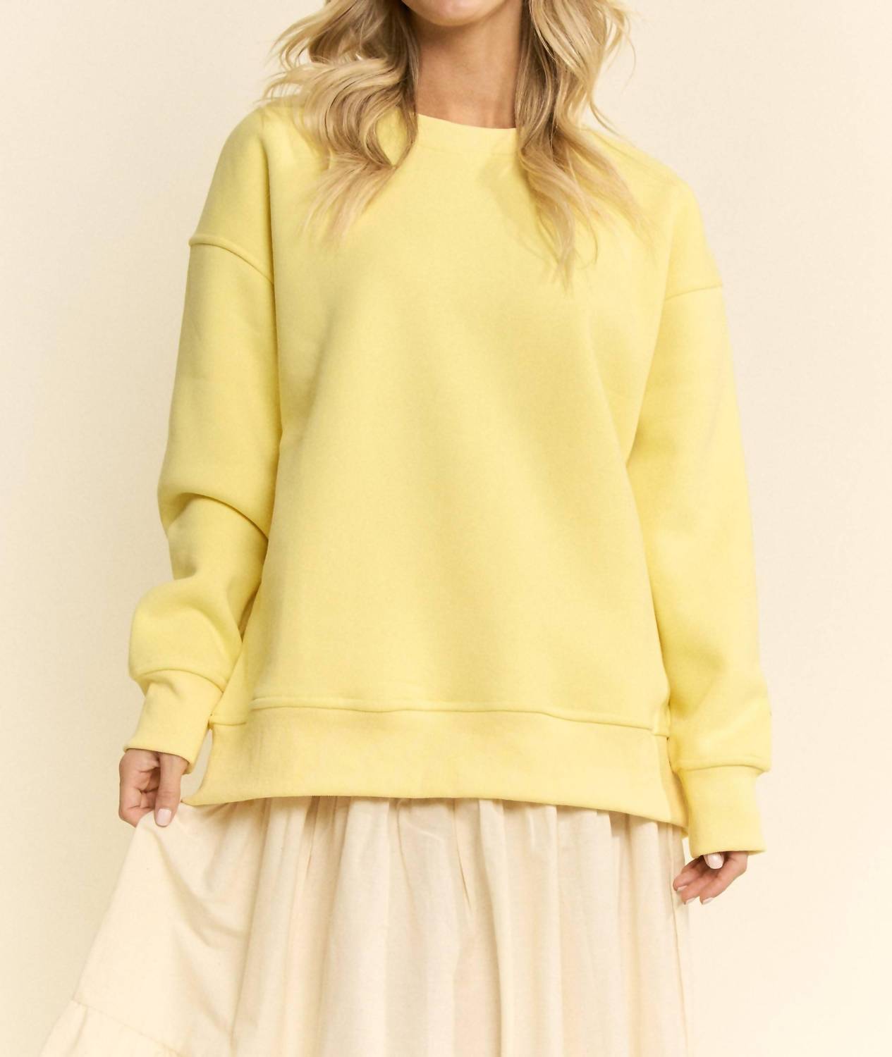 Jade By Jane - Love Yourself Be Yourself Oversized Sweatshirt