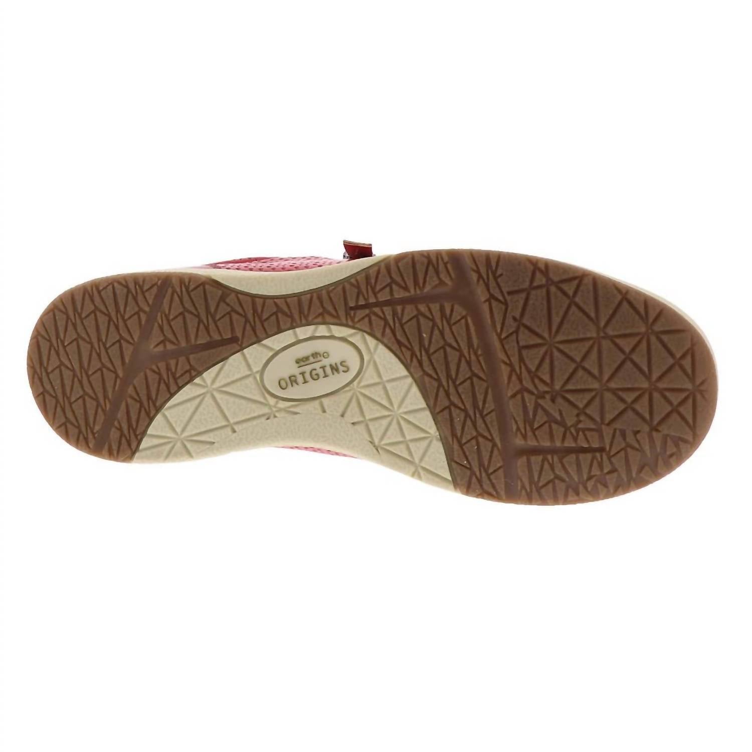 EARTH Women's Elsie Leather Slip On in red - women's sneaker - alternate view