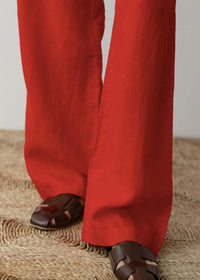 Donni. - Linen Simple Pant