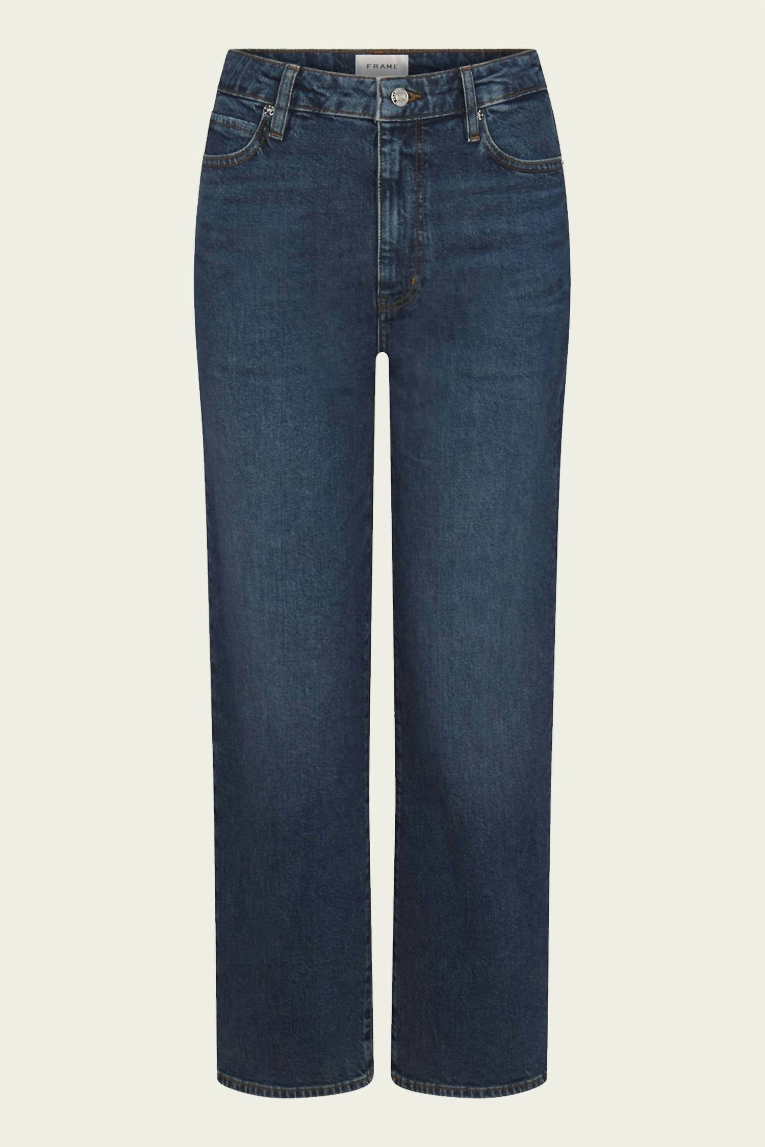 Frame - Wide Straight Leg Jeans