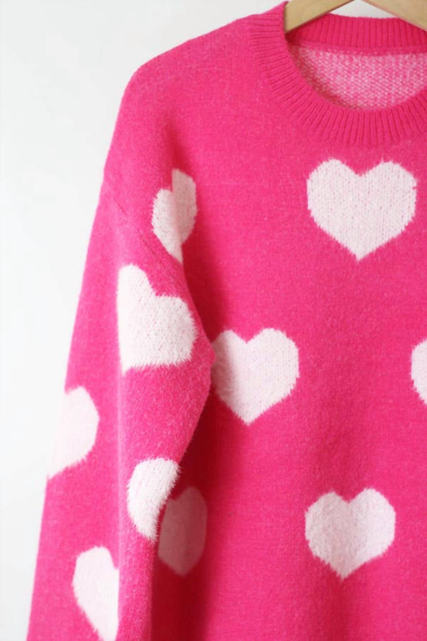 Esley Collection - Women's Heart Sweater