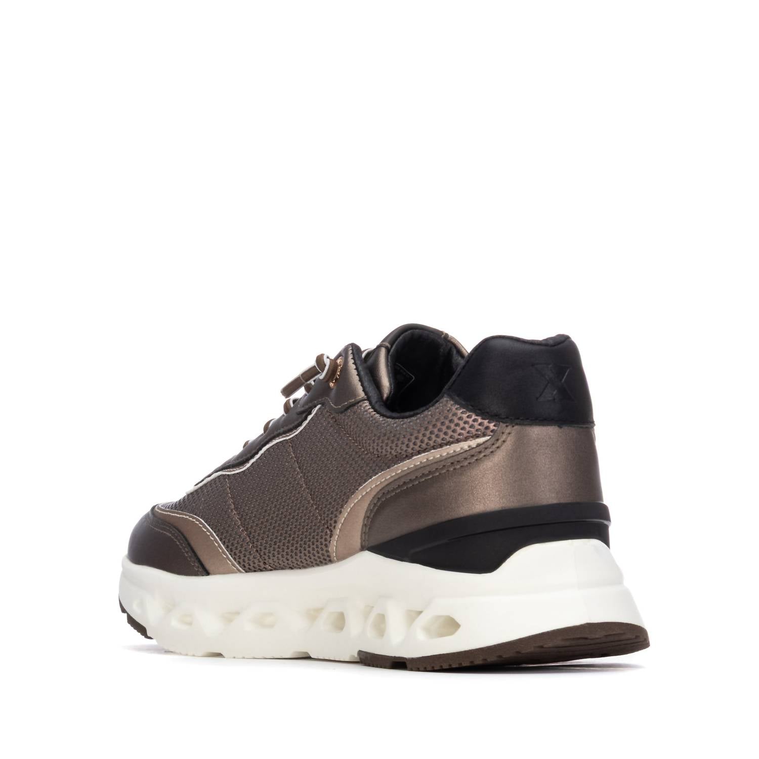 Xti Women's Casual Athletic Sneakers in bronze - women's shoe - alternate view