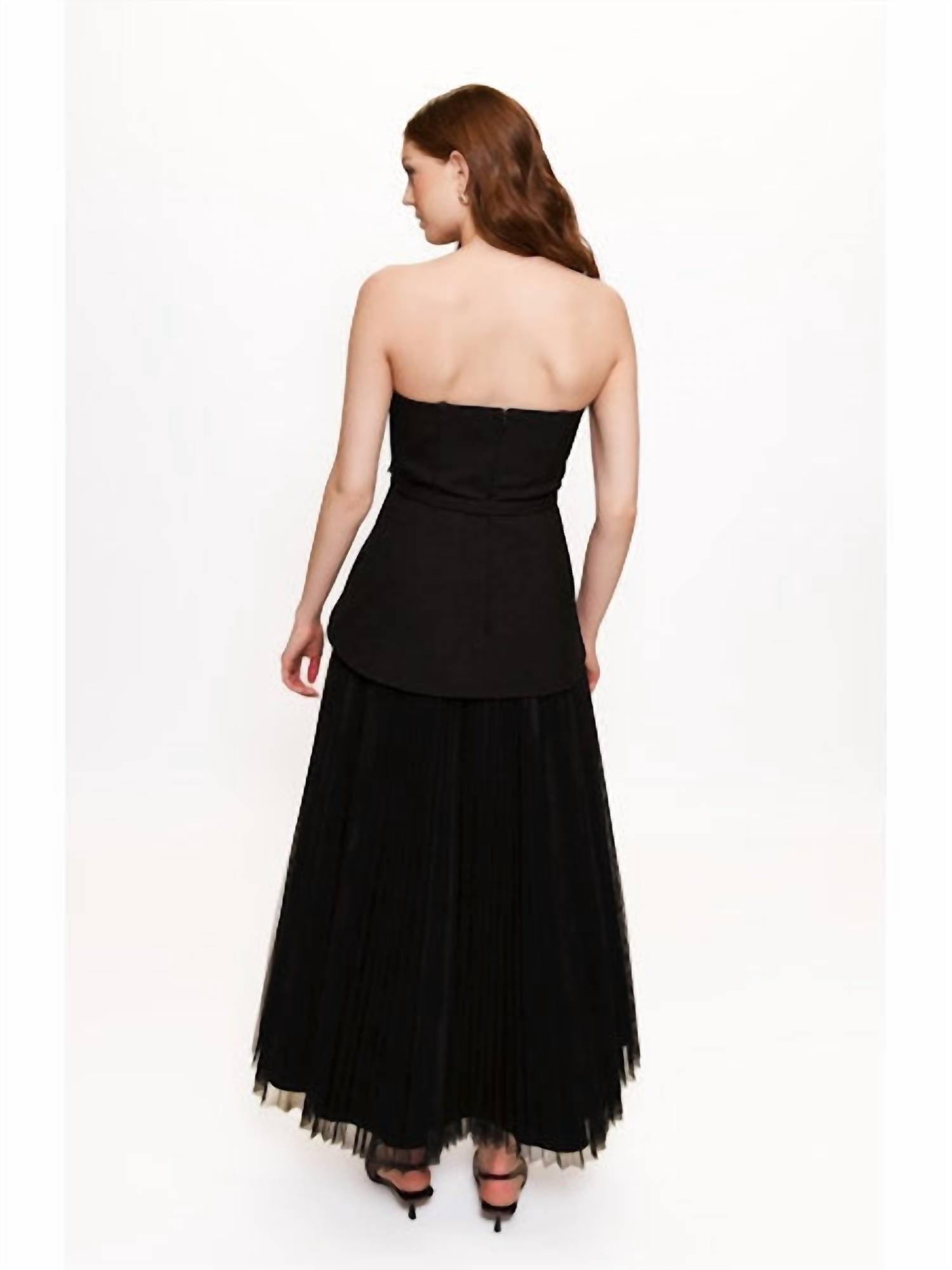 Hutch - Lilibet Strapless Maxi Dress