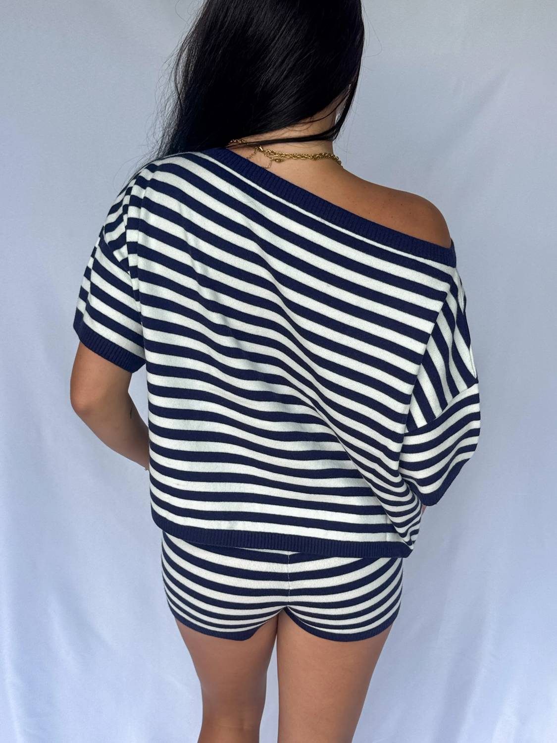 Le Lis - The Harbor Breeze Knit Shorts Set