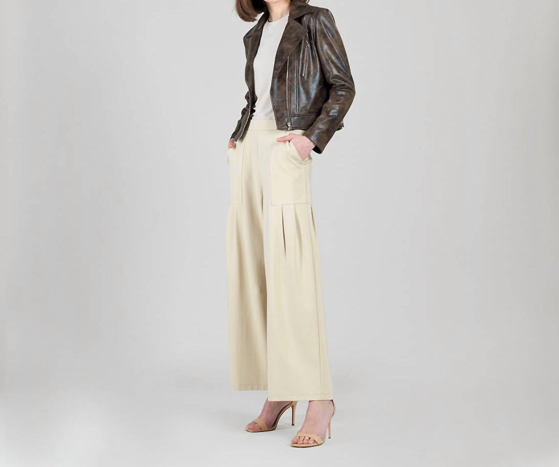 Clara Sunwoo - Distressed Vegan Leather Jacket