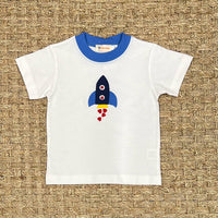 Luigi Kids - Kid's Rocket Ship Hearts On Tee