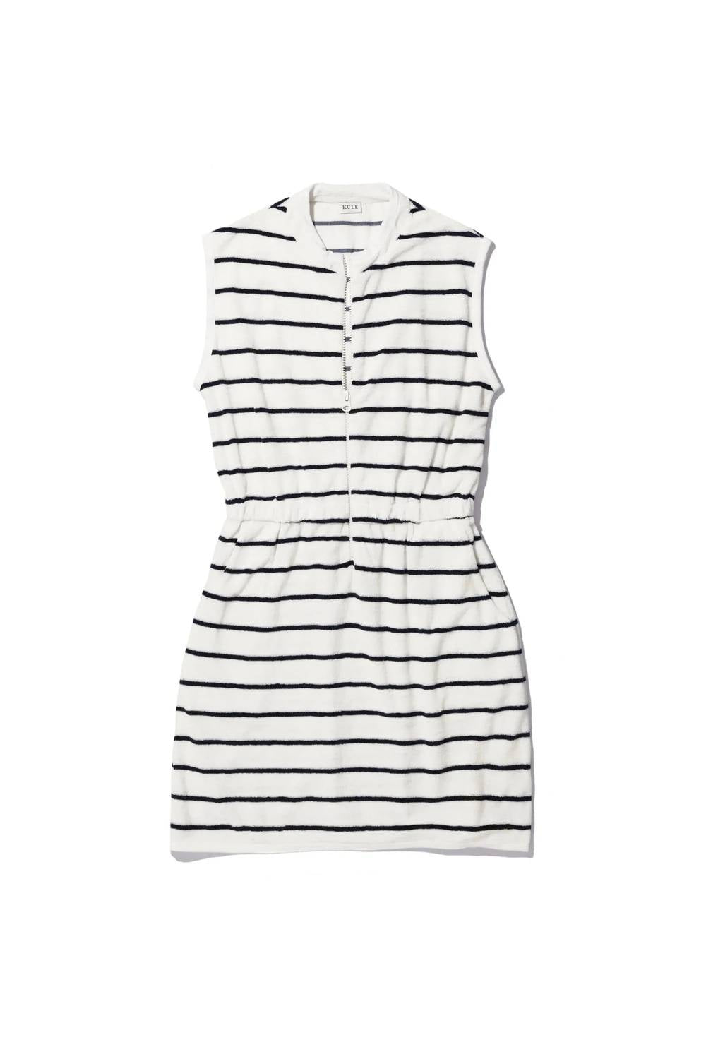 Kule - Terry Cinched Elastic Waist Dress