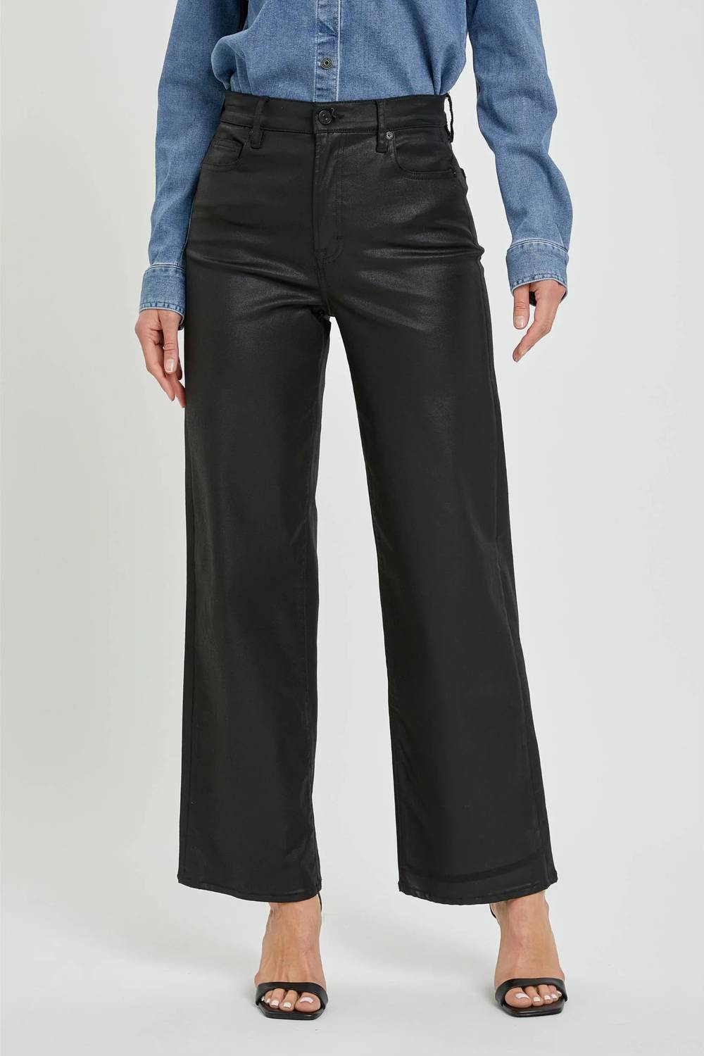Hidden - Logan Coated Dad Jeans