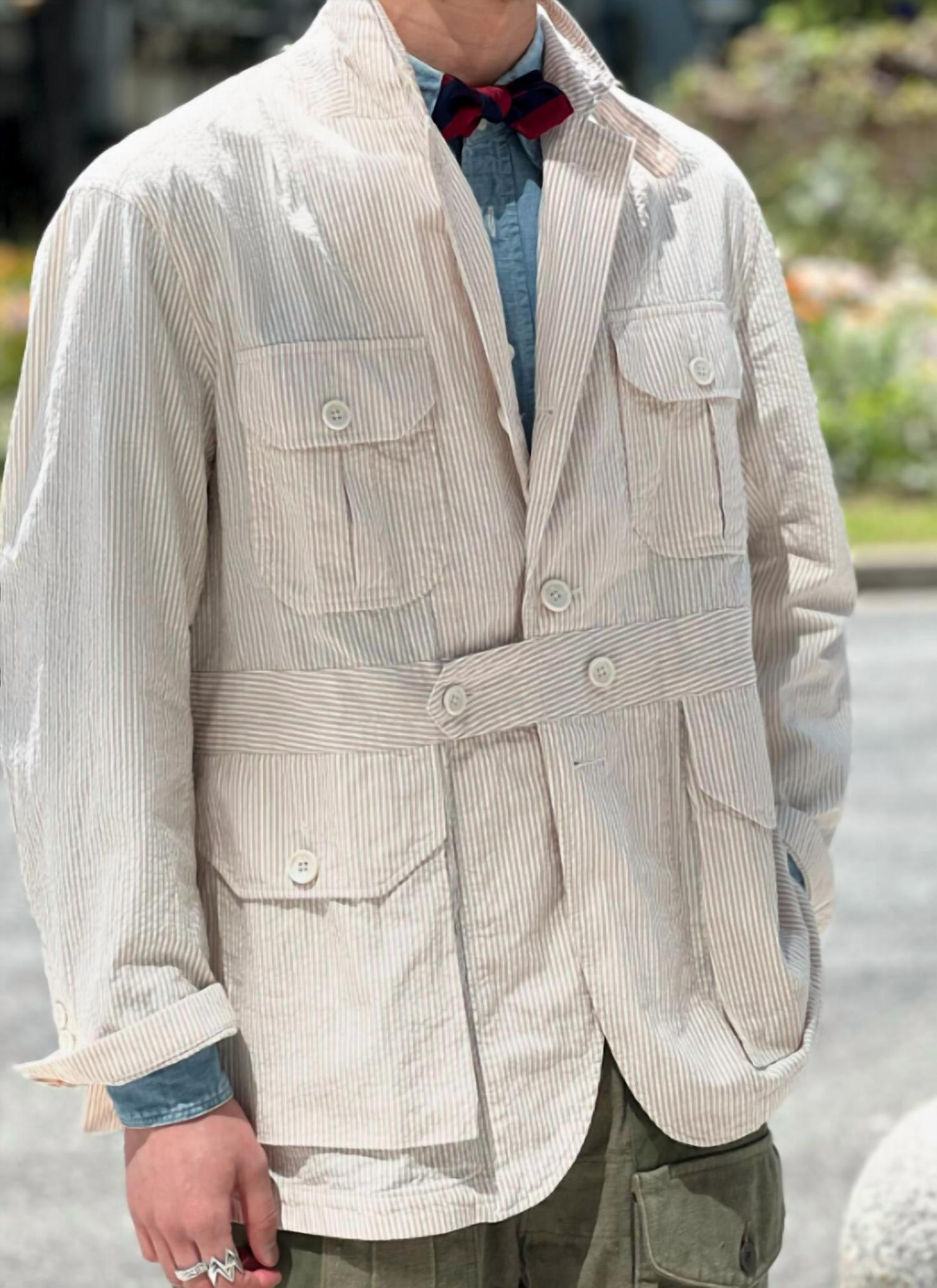 Engineered Garments - Folk Stripe Jacket