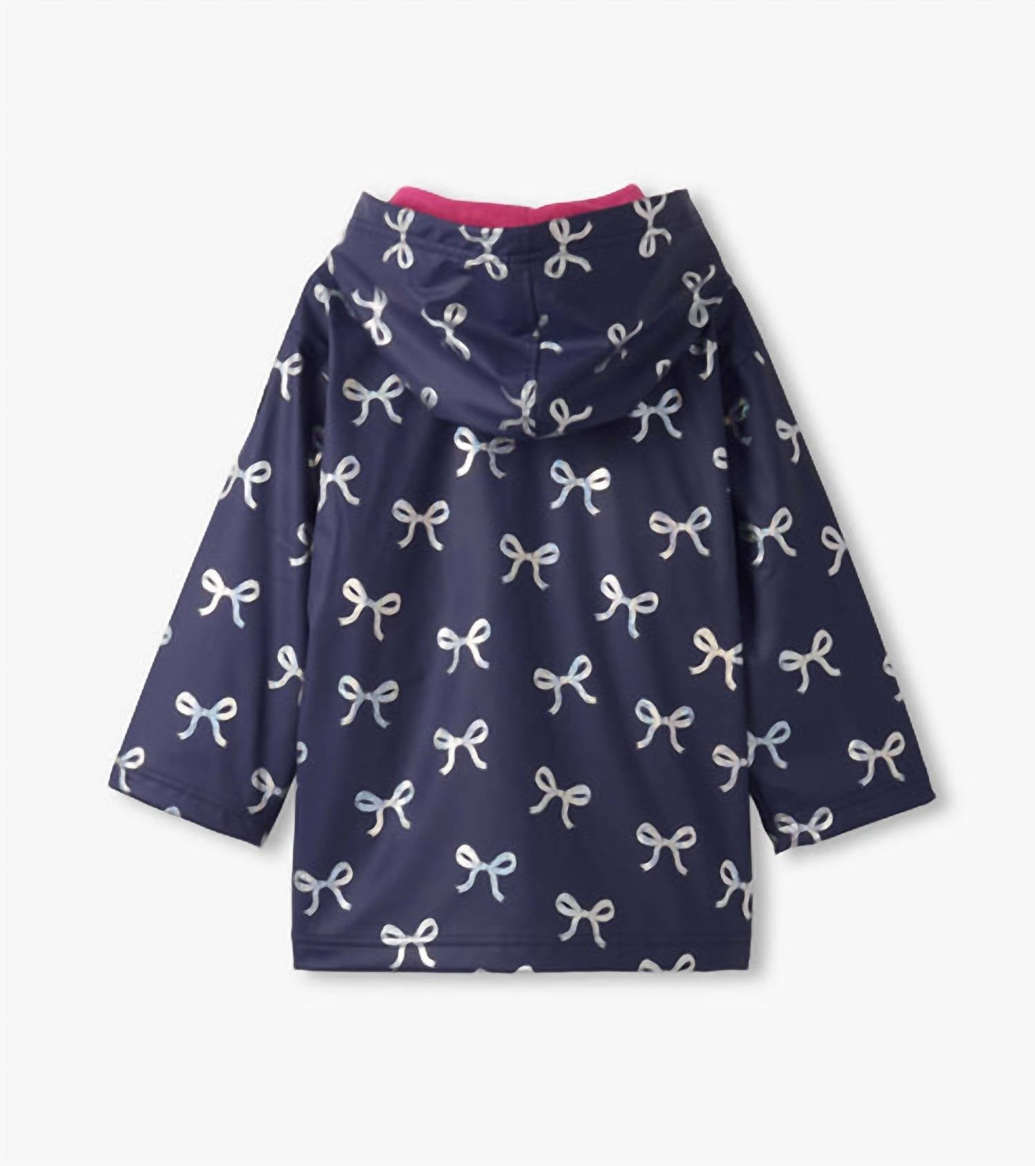 Hatley - Ribbon On Zip Rain Jacket With Towel Lining