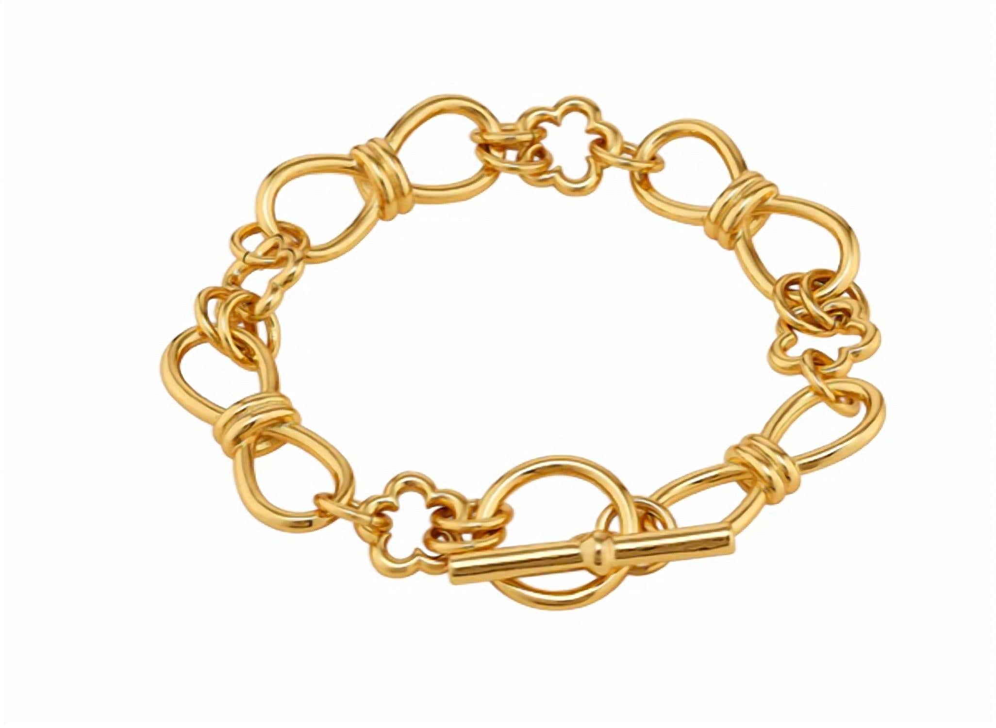 Asha - Flower Toggle Bracelet