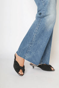 Intentionally Blank - Women's Curfew Leather Kitten Heel