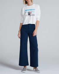 Askk Ny - Cropped Long Sleeve Tee