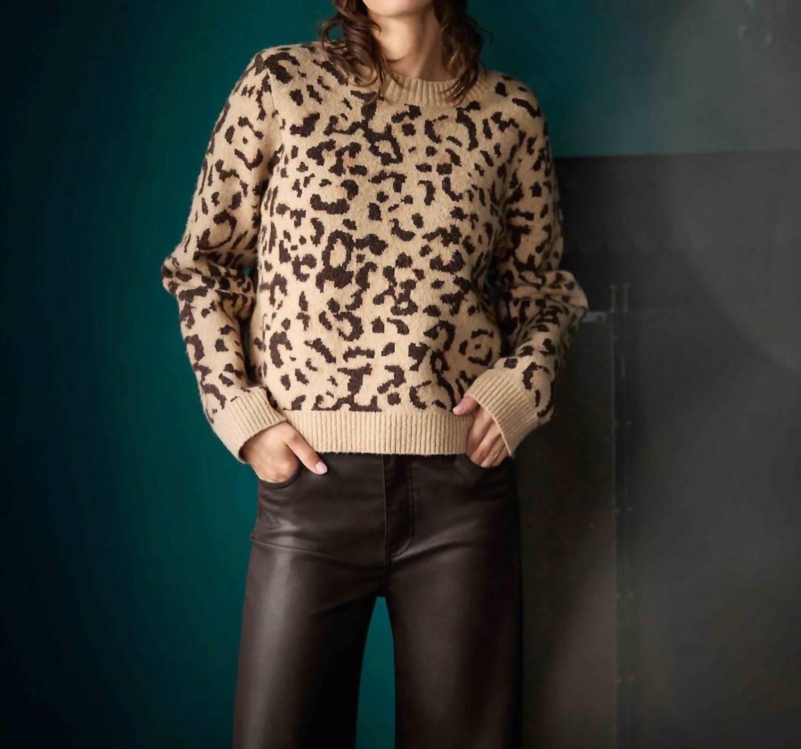 Kut From The Kloth - Gisela Animal Print Sweater