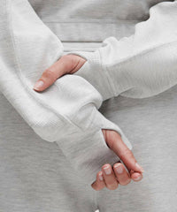 Lululemon - Scuba Cropped 1/2 Zip Funnel Neck Waffle Sweater