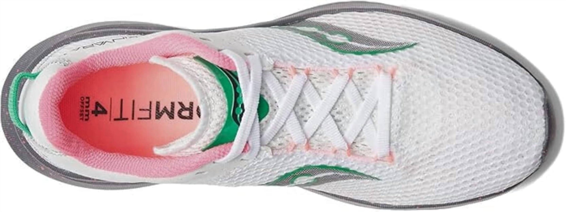 SAUCONY Women's Kinvara 14 Running Shoes in white gravel - women's shoe - view 4