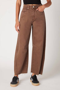 Blanknyc - Barrel Leg Garment Dye Jeans
