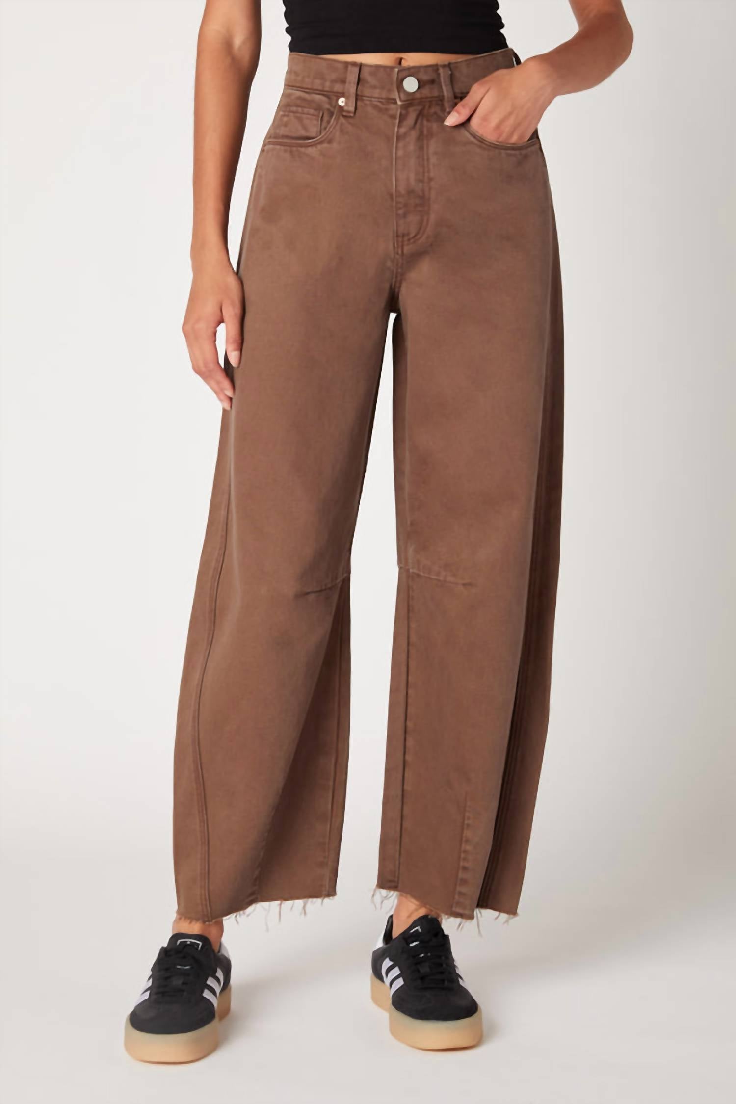 Blanknyc - Barrel Leg Garment Dye Jeans