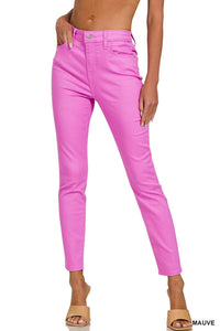 Zenana - High Rise Skinny Denim Pants