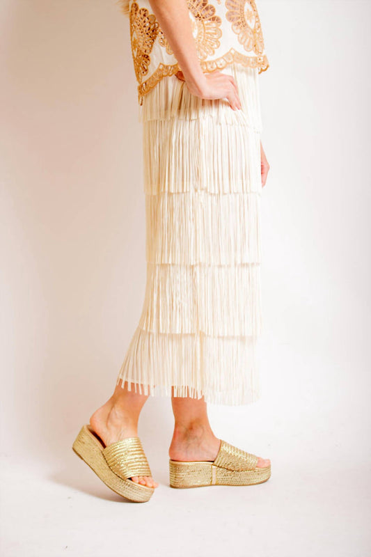 Insight - New York Fringe Skirt