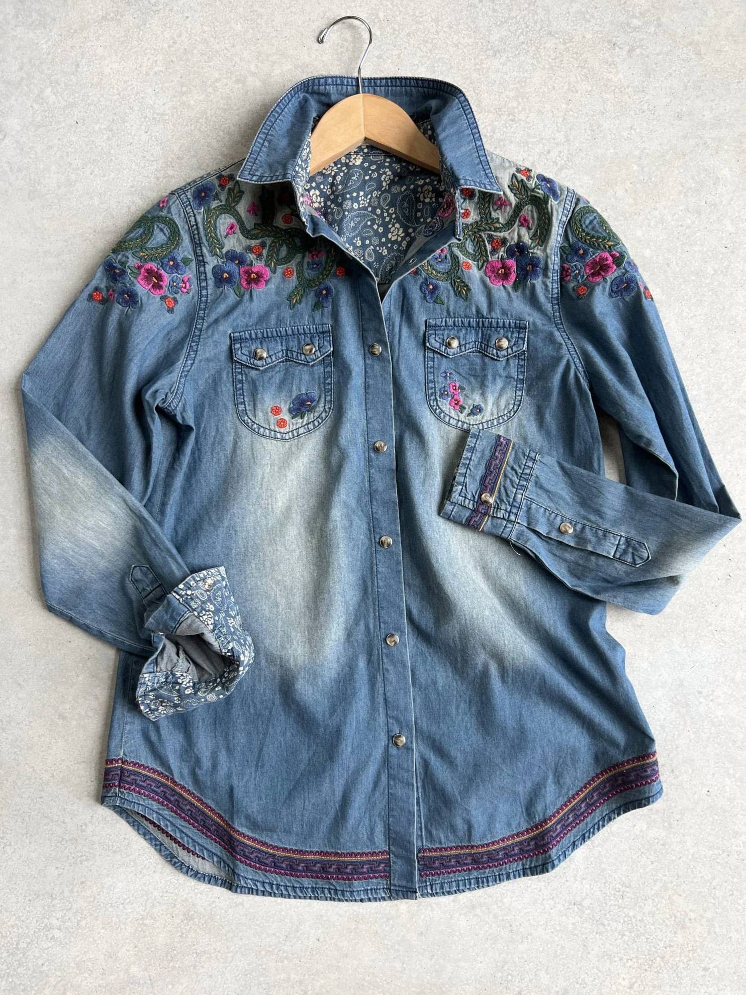 Tasha Polizzi - Delma Embroidered Shirt