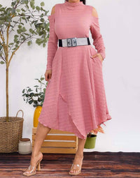 Karen T Design - Bubble Textured Midi Dress