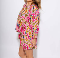 Ivy Jane - Ikat Long Sleeve Top