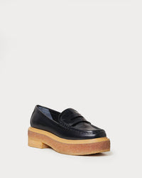 Loeffler Randall - WOMEN'S RIKKI BLACK PLATFORM LOAFER