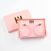 Hoo Hoops - Women's Lightweight Statement Earrings