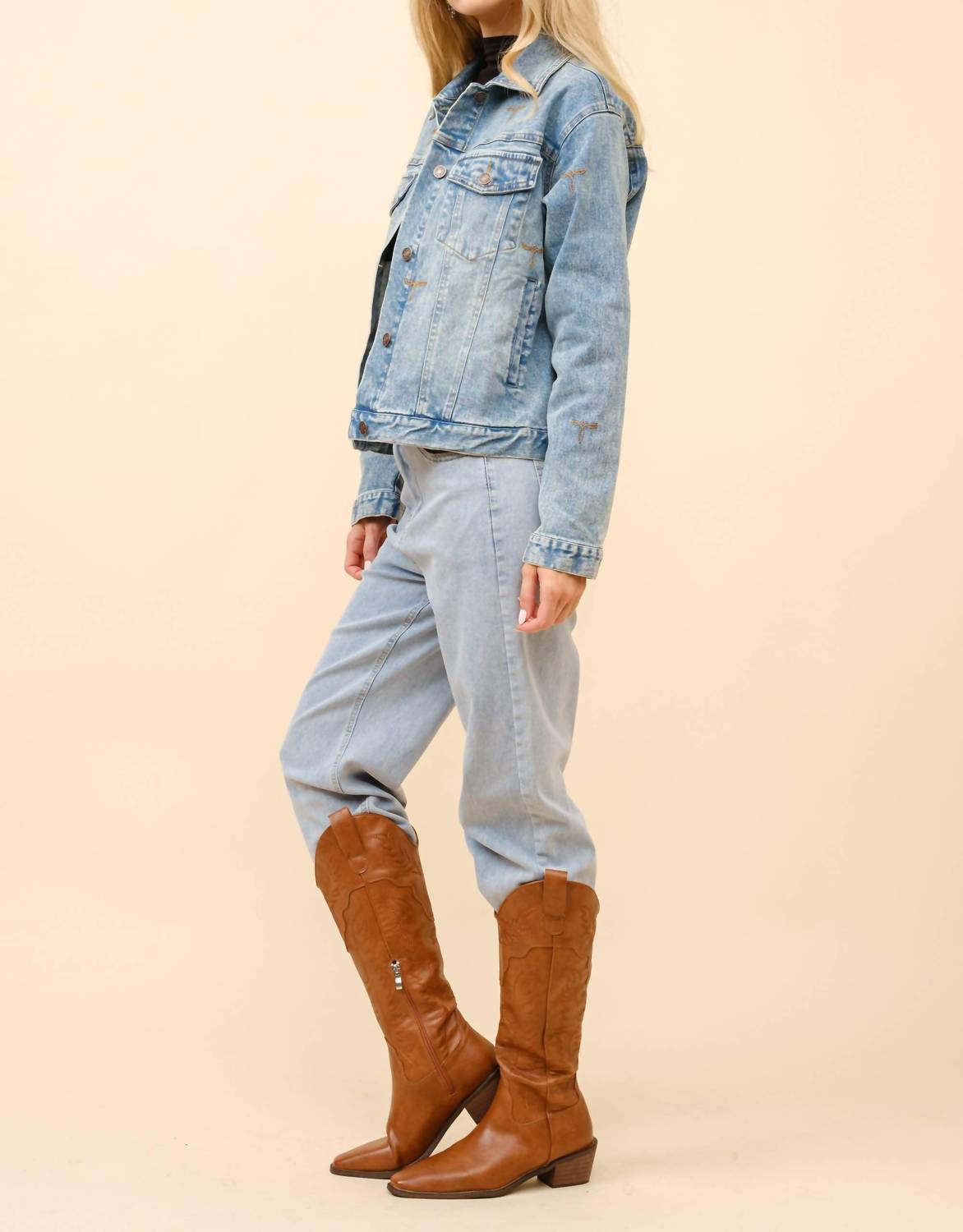 Blue B - Boots Stitch Trucker Jacket