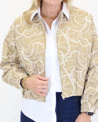Entro - Embroidered Foliage Jacket