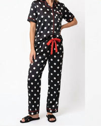 Jess Lea - Dotty Darling Polka Dot Ruffle Pajama Set