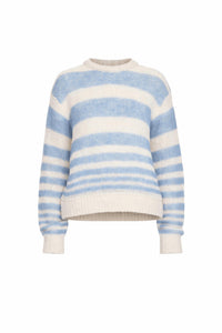 PISTOLA Moa Stripe Sweater in blue gradient - women's sweater - view 6