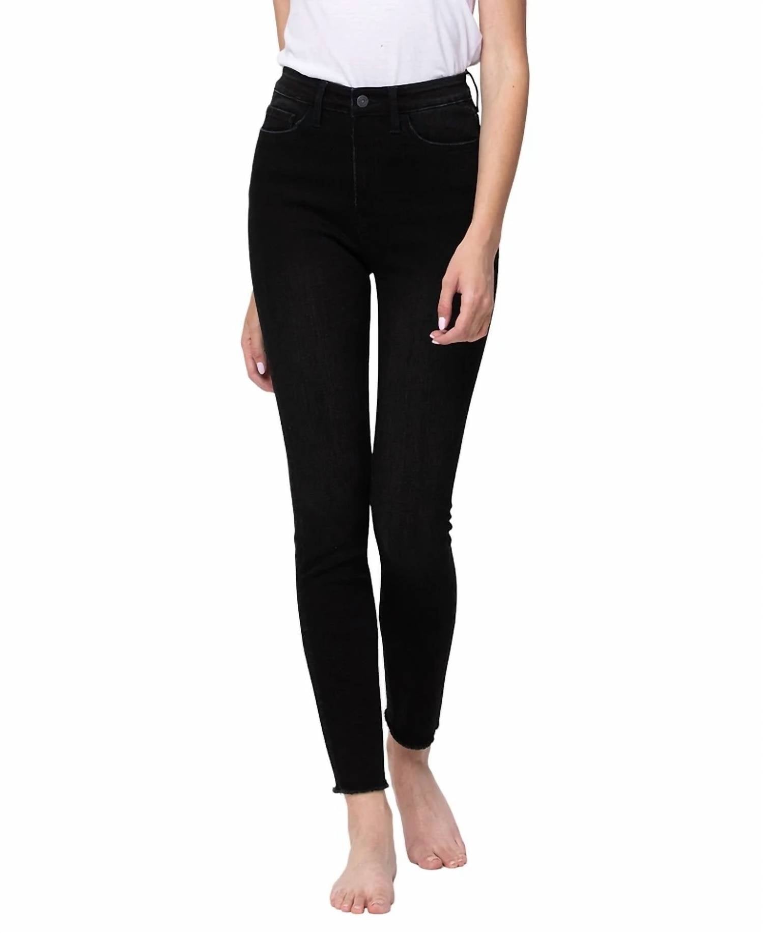 Vervet By Flying Monkey - Sawyer High Rise Ankle Skinny Jeans