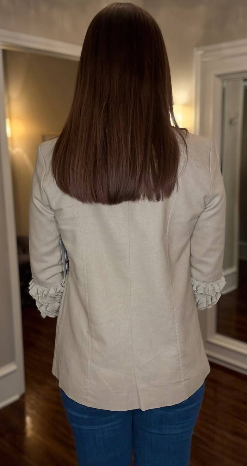 Multiples - 3/4 Sleeve Stand Collar Jacket