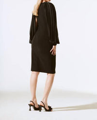 Joseph Ribkoff - Pleated Balloon Sleeve dress