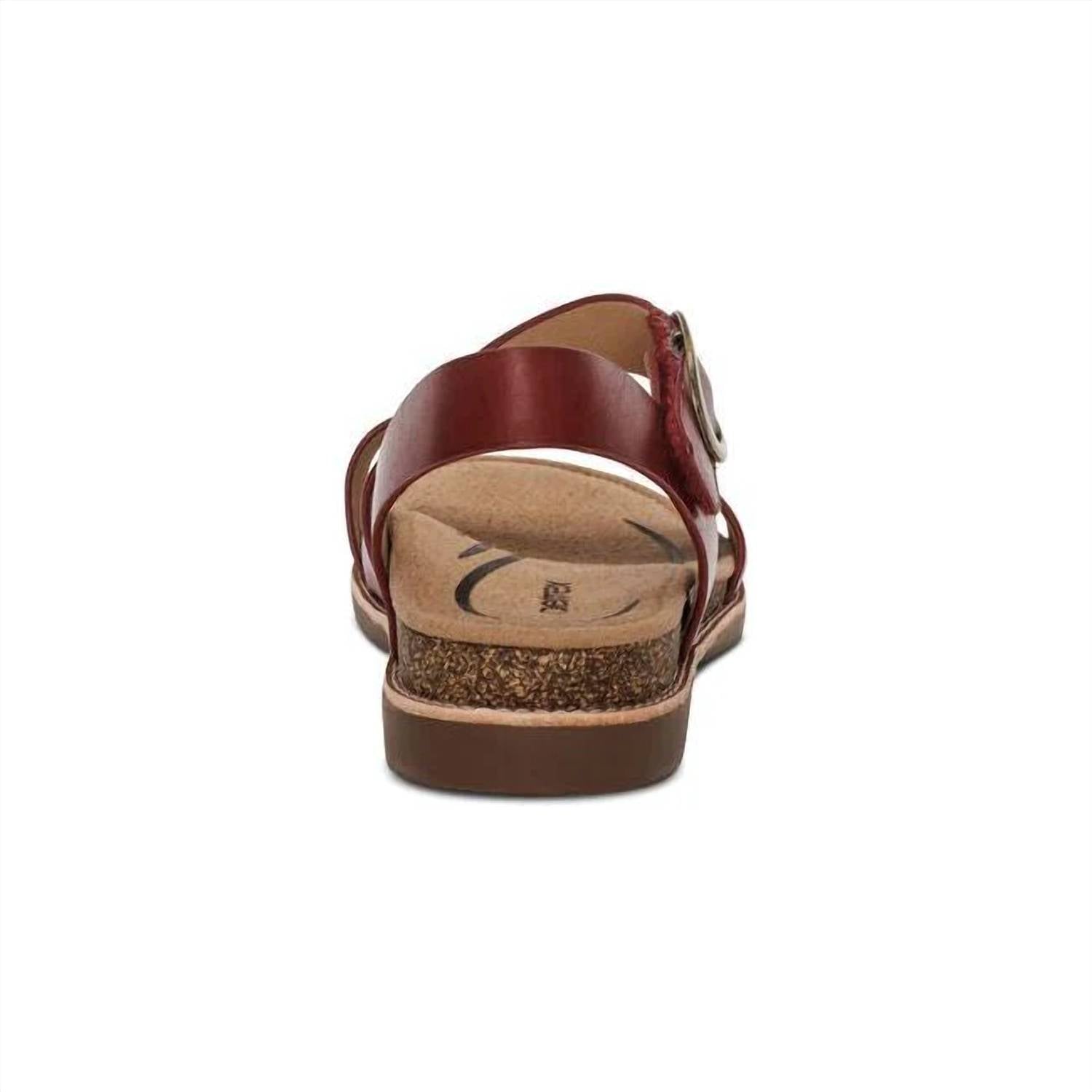 Aetrex Women's Tamara Sandal in red - women's sandal - view 4