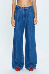 Pistola - Victoria Lightweight High Rise Denim Trouser Pant