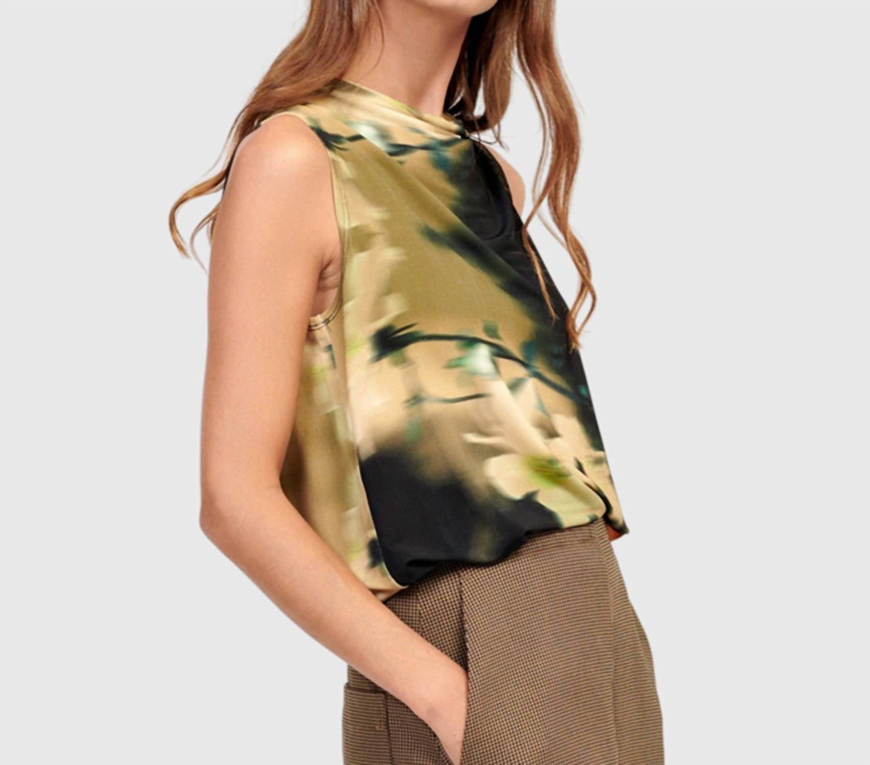 ALEMBIKA Spritz Sleeveless Top in floral - women's tank top - alternate view