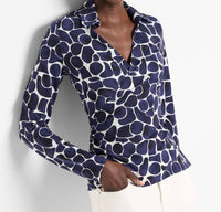 Nic + Zoe - Geo Pebble Knit Wrap Top