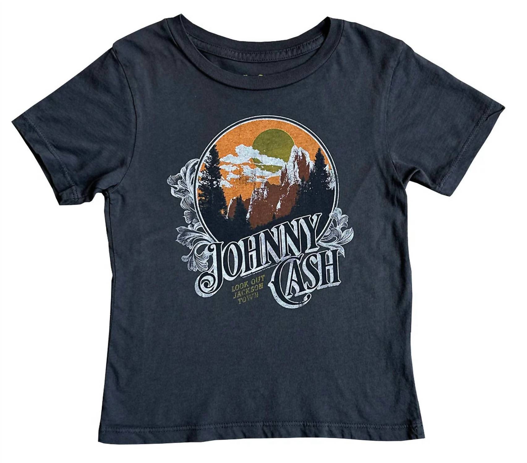 Rowdy Sprout - Boys' Johnny Cash Organic Tee